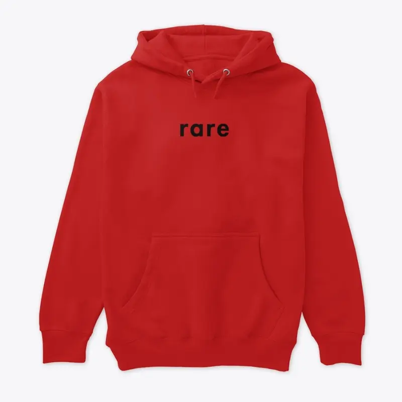 rarest rare hoodie red